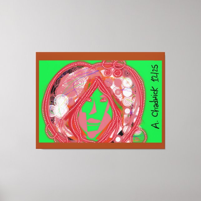 Clown Steampunk  Canvastryck (Framsida)