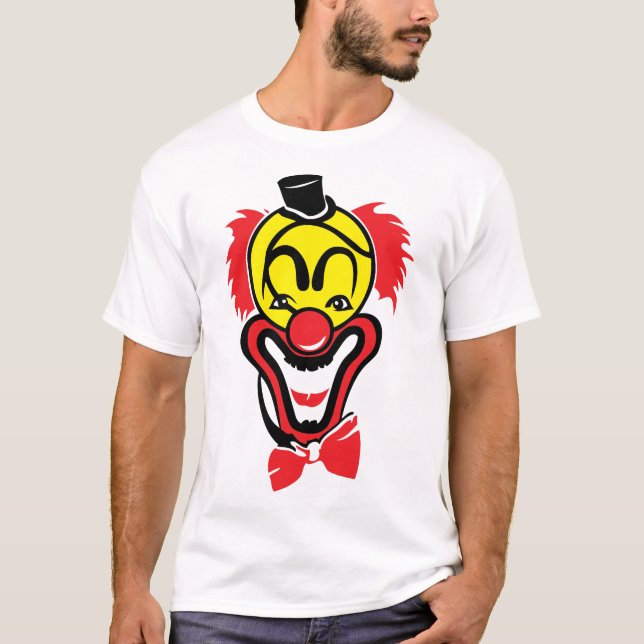 clown tennis balle nez rouge noeud papillon t shirt (Framsida)