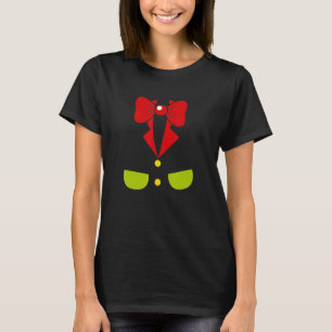 Clown Tie Circus Funny Halloween Costume för barn T Shirt