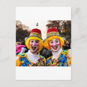 Clown Twiins Vykort
