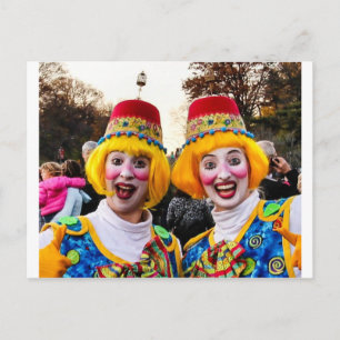 Clown Twiins Vykort