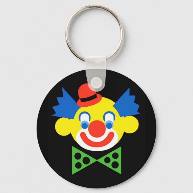 Clown - Urval från konstgalleri Nyckelring (Framsida)