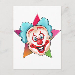 Clown Vykort