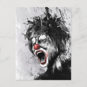 clown vykort