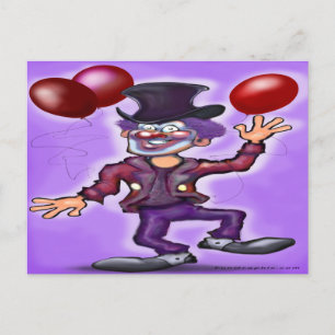 Clown Vykort