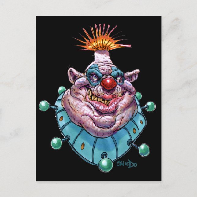 Clown Vykort (Framsida)