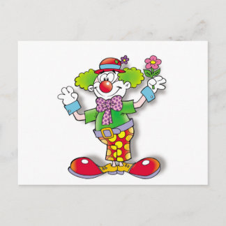 Clown Vykort