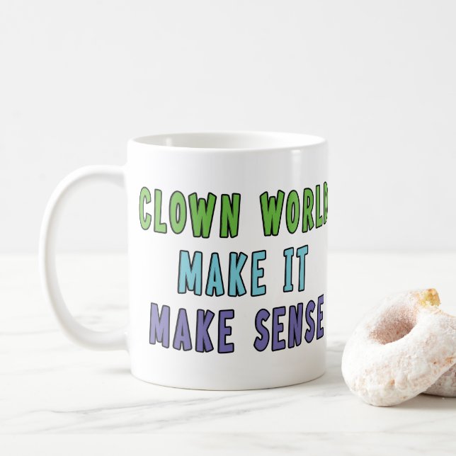 Clown World Kaffemugg (Med munk)