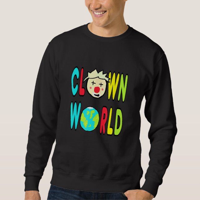 Clown World Lång Ärmad Tröja (Framsida)