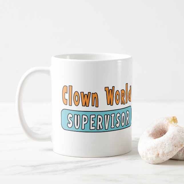 Clown World Supervisor Kaffemugg (Med munk)