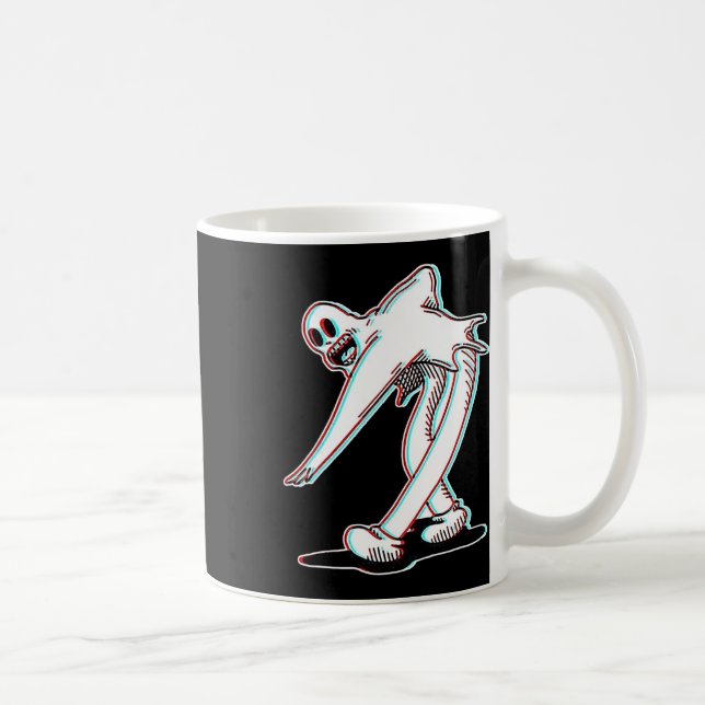 Clownande spökglitch  kaffemugg (Höger)