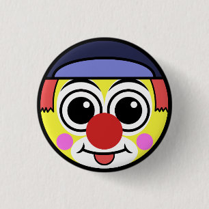 Clownansikte Knapp