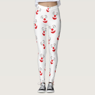 Clownansiktedamasker Leggings