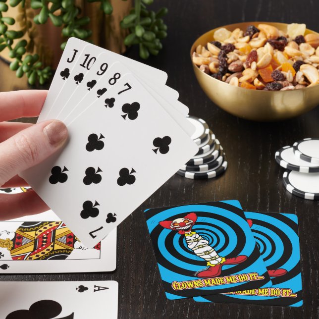 Clownar Fick Mig Att Göra Det... Casinokort (På plats)