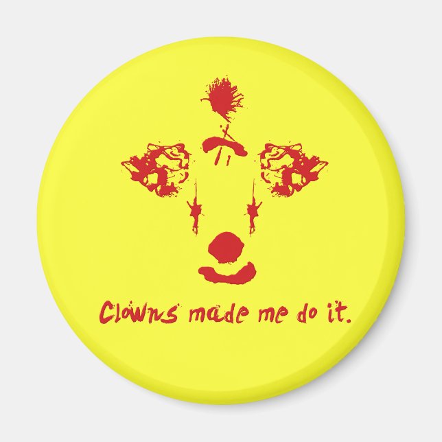 Clownar fick mig att göra det magnet (Framsidan)