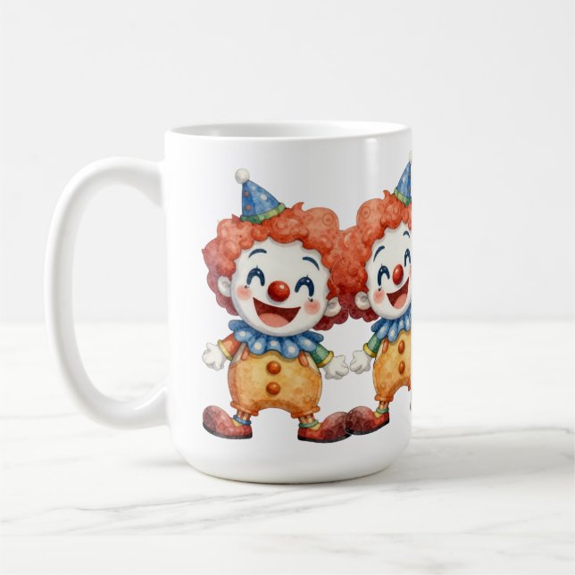 Clowncirkus Humor Kaffemugg (Vänster)