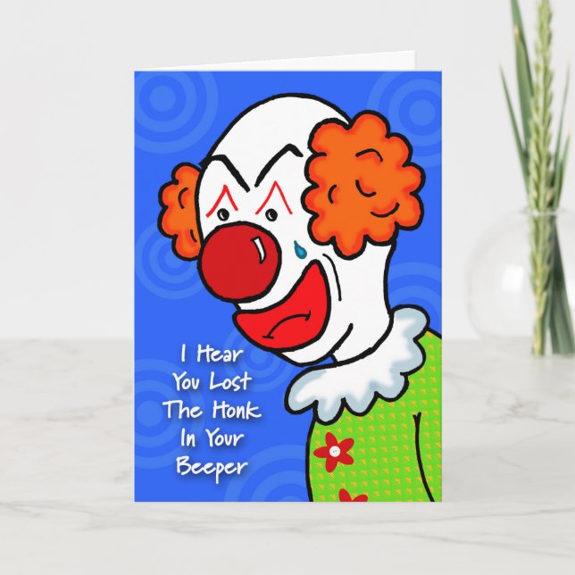 Clownen får väl kort (Framsida)