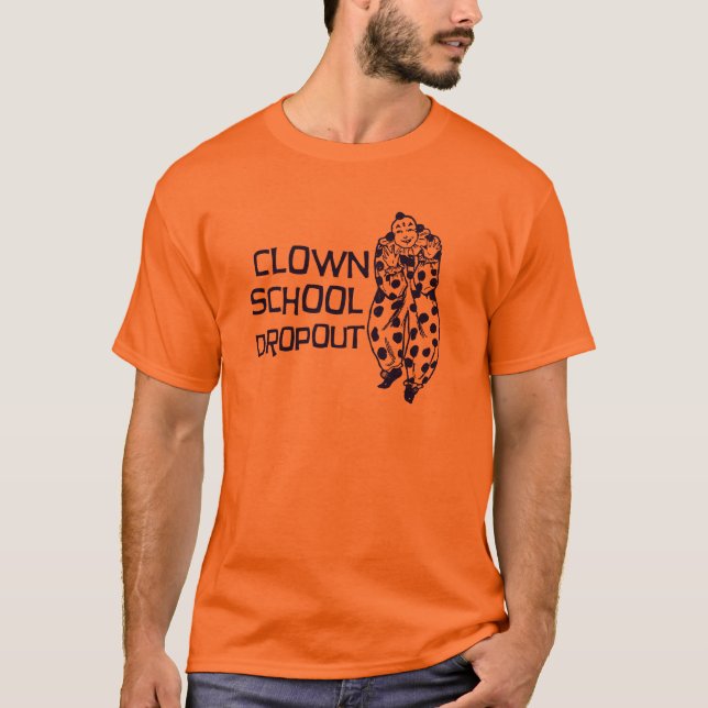 Clownen skolar utgång t-shirt (Framsida)