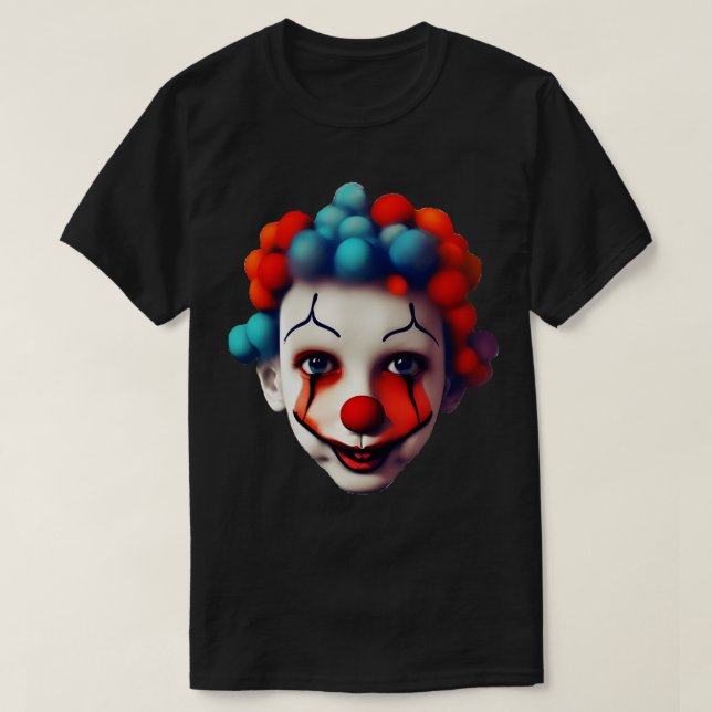 clowner ansikte t shirt (Design framsida)