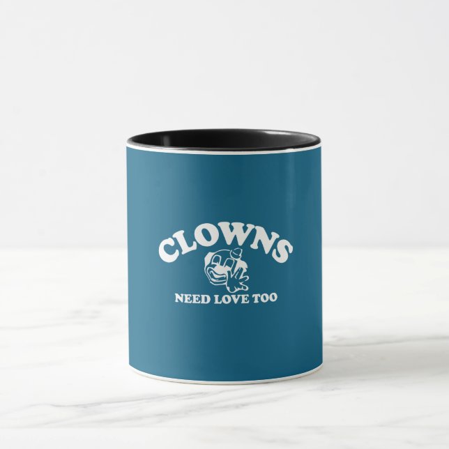 Clowner behöver också kärlek mugg (Center)