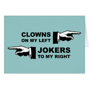 Clowner & Jokers Hälsningskort