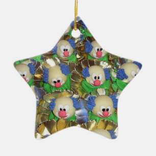 Clowner Julgransprydnad Keramik