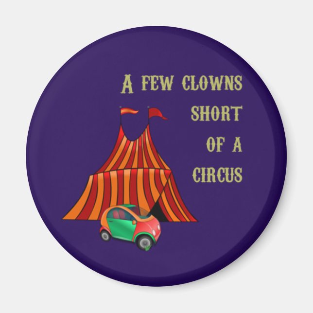 Clowner och Circus Magnet (Framsidan)