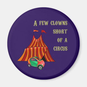 Clowner och cirkusmagnet magnet