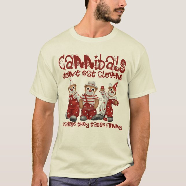 Clowner och kannibaler t shirt (Framsida)