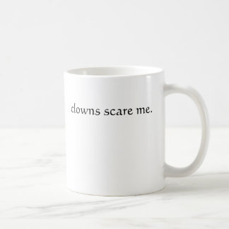 clowner skrämmer mig kaffemugg