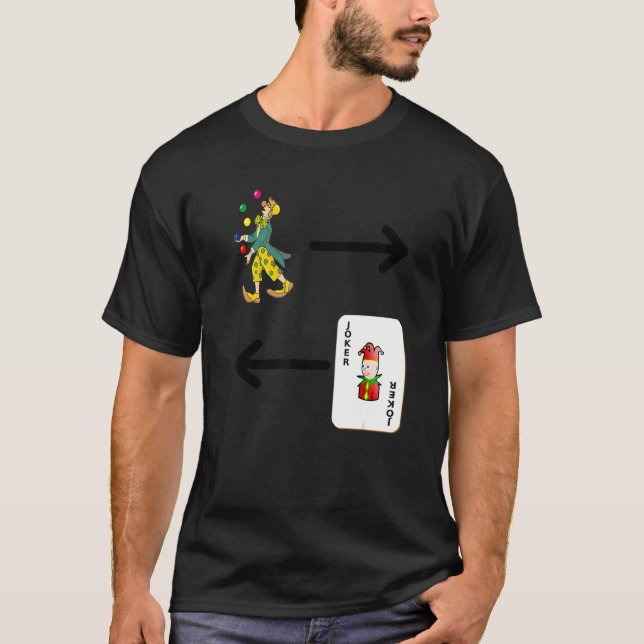 Clowner till de Lämnat jokererna till Högerna i Th T Shirt (Framsida)