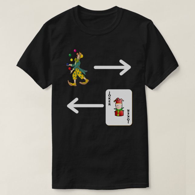 Clowner till Lämnat jokers till Högerna Classic T- T Shirt (Design framsida)