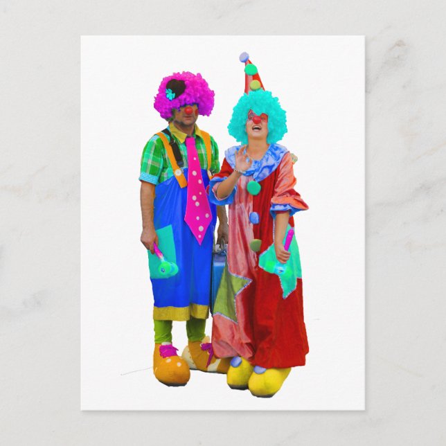 clowner vykort (Framsida)