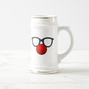 Clownexponeringsglas och näsa sejdel