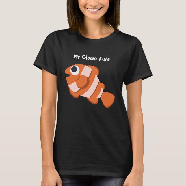 Clownfish Clownfish Anemone T Shirt (Framsida)