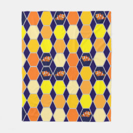 Clownfish Hand plockade Art Fleecefilt