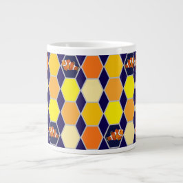 Clownfish Hand plockade Art Jumbo Mugg