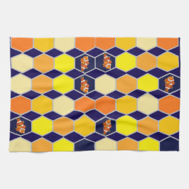 Clownfish Hand plockade Art Kökshandduk