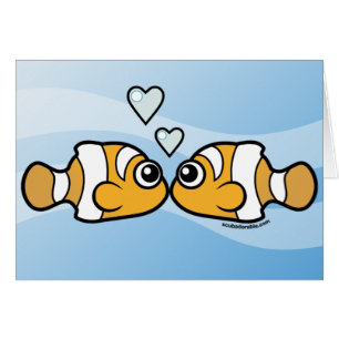 Clownfish kärlek hälsningskort