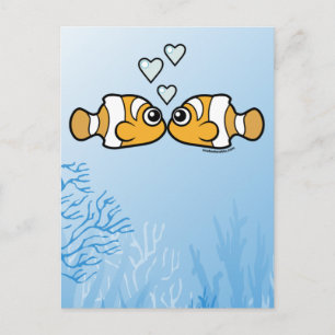 Clownfish Kärlek Vykort
