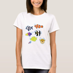 Clownfish och vänner t-shirt