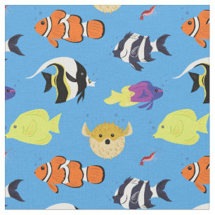 Clownfish och vänner tyg