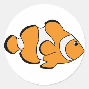 Clownfish Runt Klistermärke
