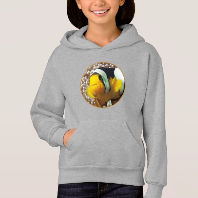 Clownfish - stäng upp! Rund fotodesign | T Shirt (Framsida)