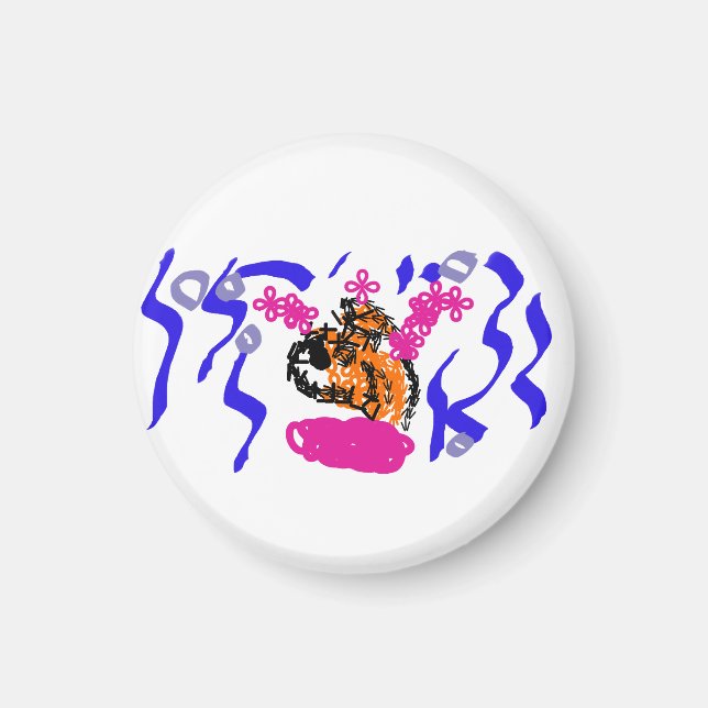 Clownfisk  glädje  magnet (Framsidan)