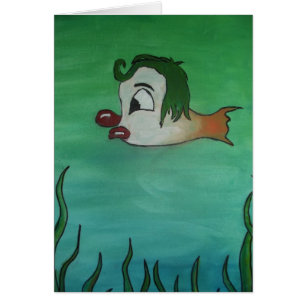 Clownfisk Hälsningskort