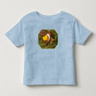 Clownfisk i grön anemone. Fotografisk design T Shirt