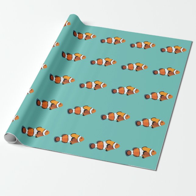 Clownfisk Presentpapper (Utrullad)