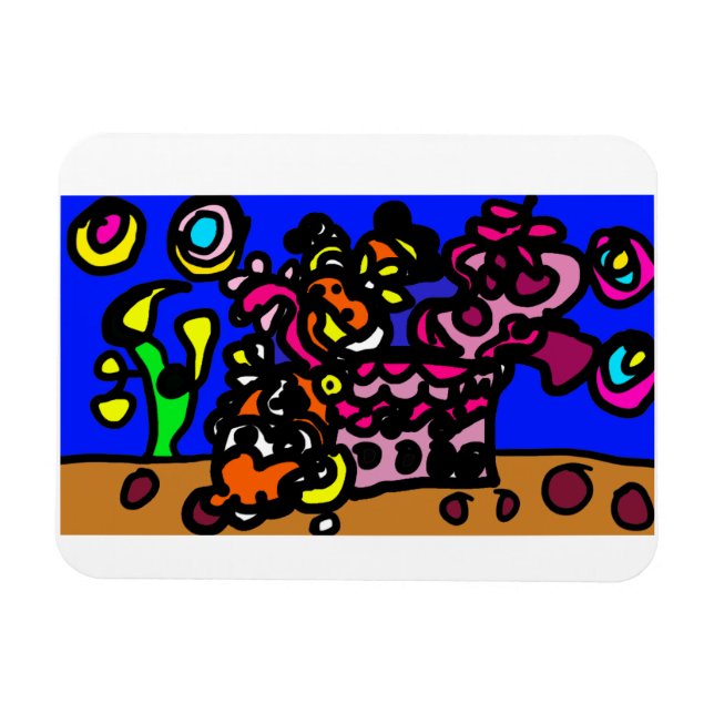 Clownfiskar älskar  magnet (Horisontell)
