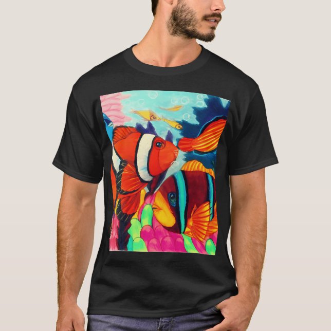 Clownfiskparadis T Shirt (Framsida)